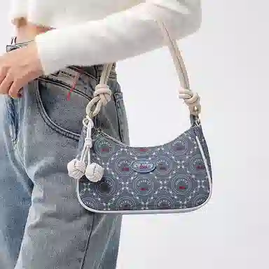 Semir Dreamy Cherry Print Shoulder Bag