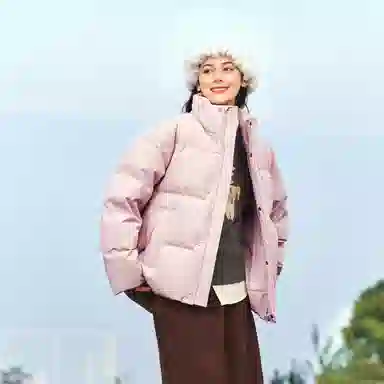 森马 印花面包服厚款羽绒服 男款