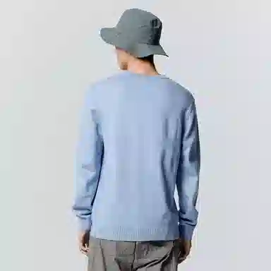 森马 简约纯色针织衫 男款