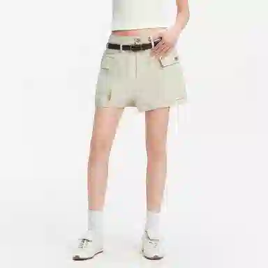 森马 纯棉宽松南瓜裤休闲短裤 女款