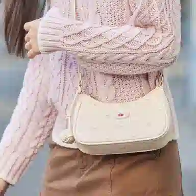 Semir Dreamy Cherry Print Shoulder Bag