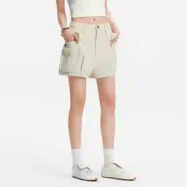 森马 纯棉宽松南瓜裤休闲短裤 女款