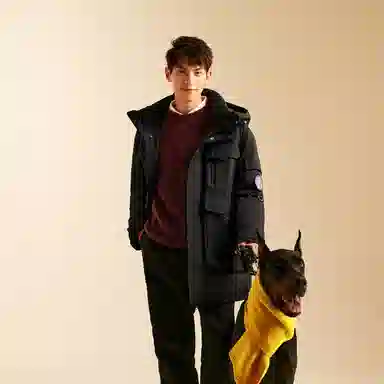 森马 防雨防风发热工装羽绒服 男款