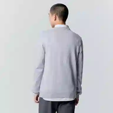 森马 简约纯色针织衫 男款