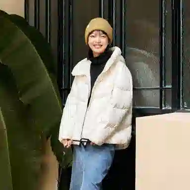 森马 超级植物系列 防水连帽长袖羽绒服 女款