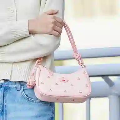 Semir Dreamy Cherry Print Shoulder Bag