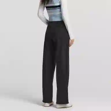 森马 阔腿抓绒长裤牛仔裤 女款