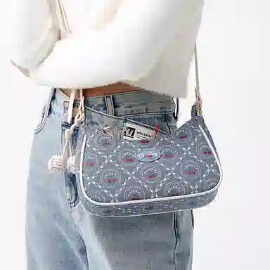 Semir Dreamy Cherry Print Shoulder Bag