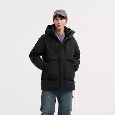 森马 防风休闲外穿长袖羽绒服 男款