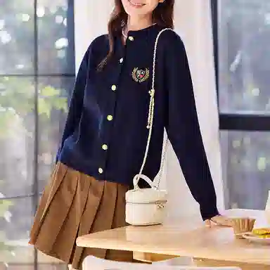 森马 小香风包包温柔 金属链条 化妆包盒子包手提包单肩斜挎包 迷你 女款 奶油色系