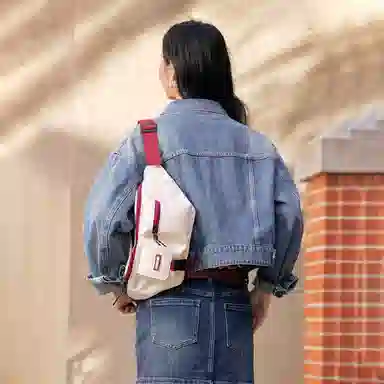 森马 多口袋工装风运动骑行 织物 腰包 小号 男女同款情侣款 多色