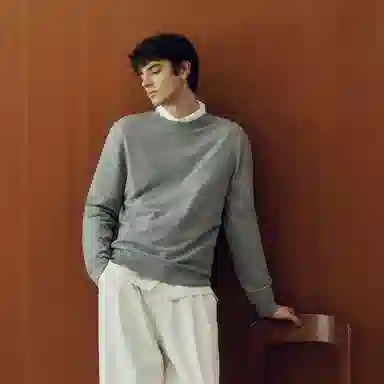 森马 羊绒半高领针织衫 男款