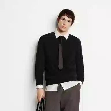 森马 羊绒半高领针织衫 男款