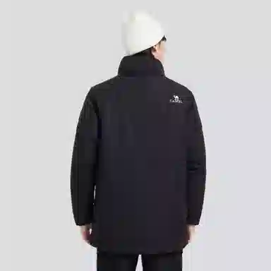 CAMEL Mid-Length Down Jacket