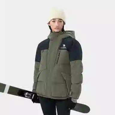 CAMEL Warm Fleece Series 3A Down Jacket