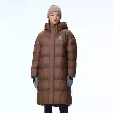 CAMEL Warm Fleece Down Coat