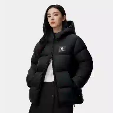 CAMEL Warm Fleece Series Down Jacket