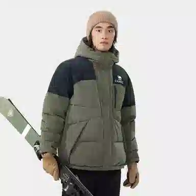 CAMEL Warm Fleece Series 3A Down Jacket