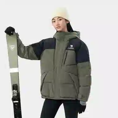 CAMEL Warm Fleece Series 3A Down Jacket