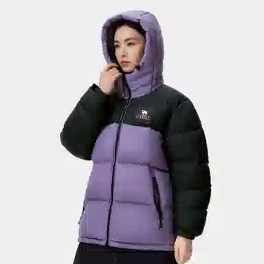 CAMEL Warm Fleece Series Down Jacket