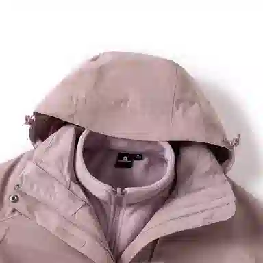 探路者 户外三合一抓绒两件套夹克 女款