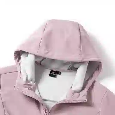 探路者 秋冬户外防风连帽夹克 女款