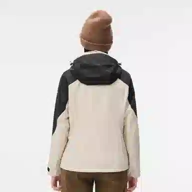 探路者 户外三合一抓绒两件套夹克 女款