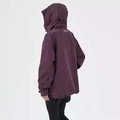 BENMYSHOWER Plaid Utility Jacket