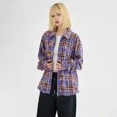 BENMYSHOWER Plaid Jacket