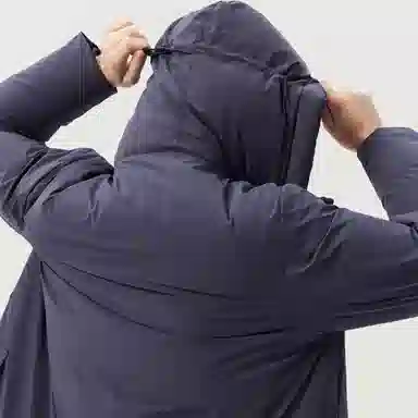 CARE OF LORD Waterproof Down Parka Hooded Men