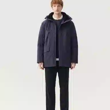 CARE OF LORD Waterproof Down Parka Hooded Men