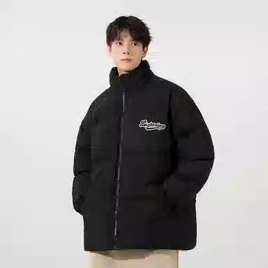 Lightning X Storm Retro College Style Puffer Jacket