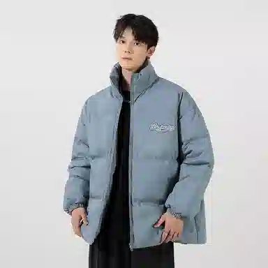 Lightning X Storm Retro College Style Puffer Jacket