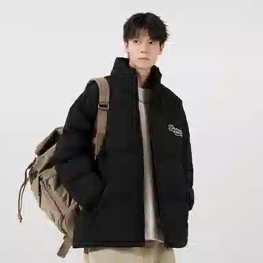 Lightning X Storm Retro College Style Puffer Jacket