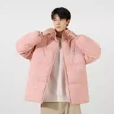 Lightning X Storm Retro College Style Puffer Jacket