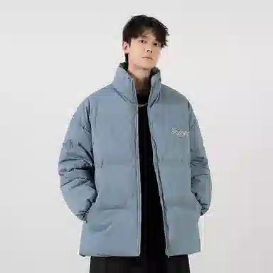 Lightning X Storm Retro College Style Puffer Jacket