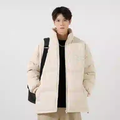 Lightning X Storm Retro College Style Puffer Jacket