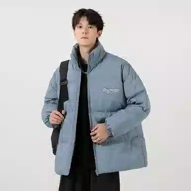 Lightning X Storm Retro College Style Puffer Jacket