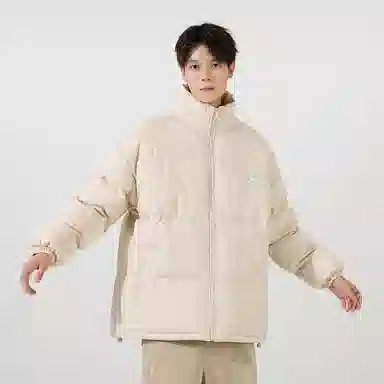 Lightning X Storm Retro College Style Puffer Jacket