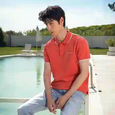 Calvin Klein Polo Shirt Red