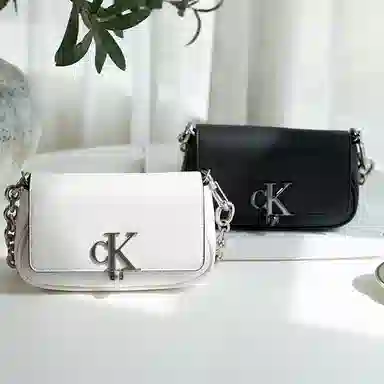 Calvin Klein Saddle Bag Black