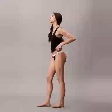 Calvin Klein Jacquard Waist Thong