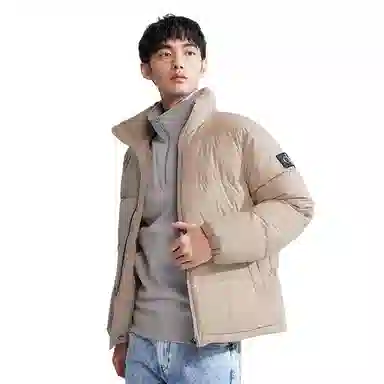 Calvin Klein Logo Print Down Jacket