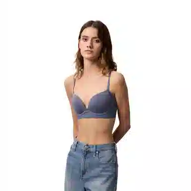 Calvin Klein Deep V Bra Navy