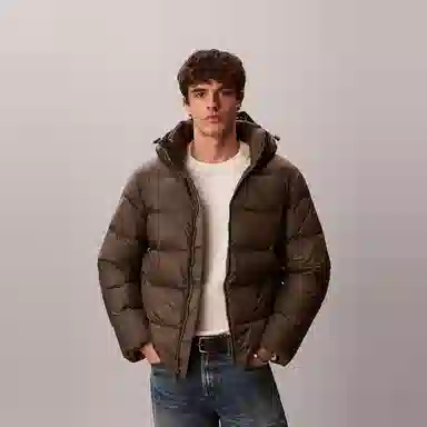 Calvin Klein Hooded Down Jacket