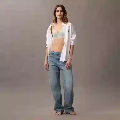 Calvin Klein Deep V Bra Navy