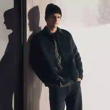 Calvin Klein Embroidered Rib Knit Beanie Black