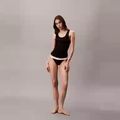 Calvin Klein Jacquard Waist Thong