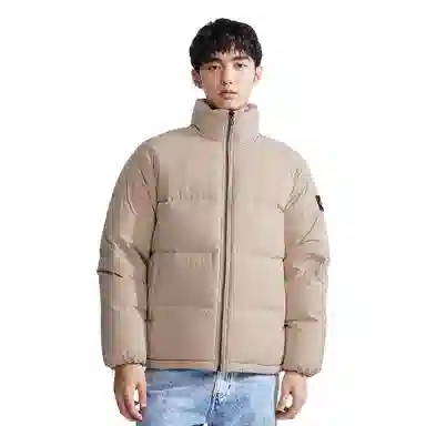 Calvin Klein Logo Print Down Jacket