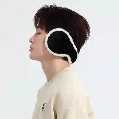 匹克 舒温和暖冬季保暖毛绒韩系 耳罩两件套 聚酯纤维 绒线围巾 男女同款情侣款